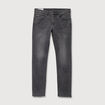 Jeans slim 5 poches longueur 32 denim gris homme