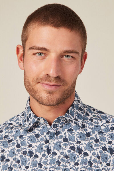Chemise éco-responsable blanc homme