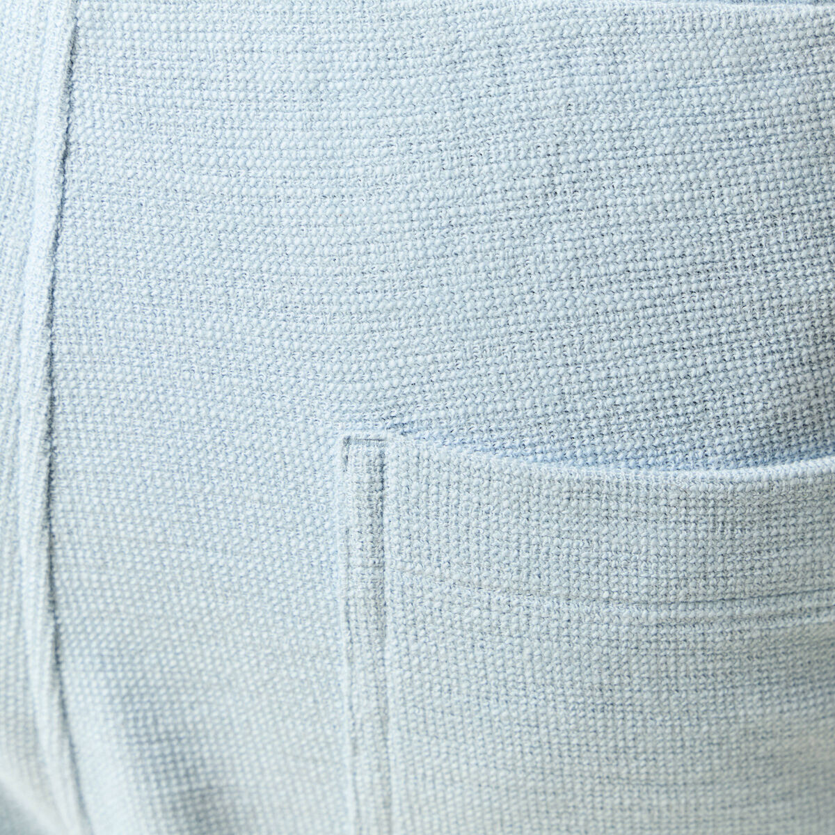 Short droit avec cordon bleu ciel homme