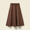 Jupe marron fonc&eacute; femme