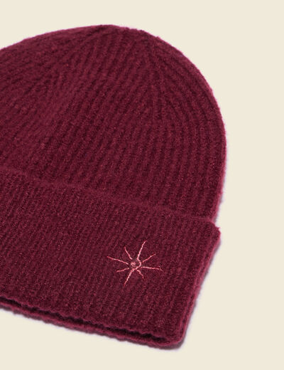 Bonnet bordeaux femme