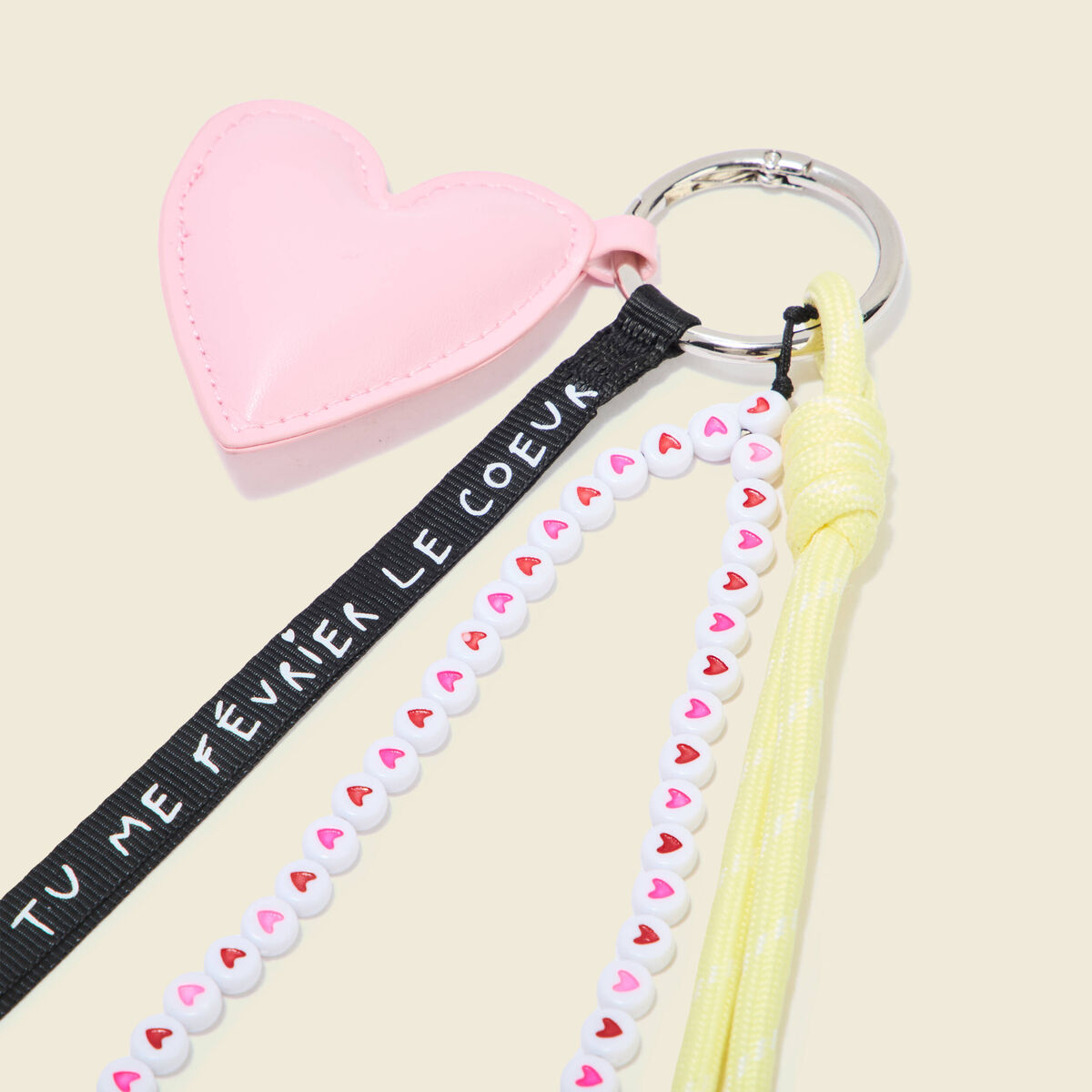 Porte-cl&eacute;s Atelier Beguin x Bonobo multicolore femme
