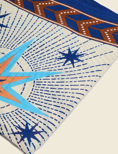 Foulard ecru femme
