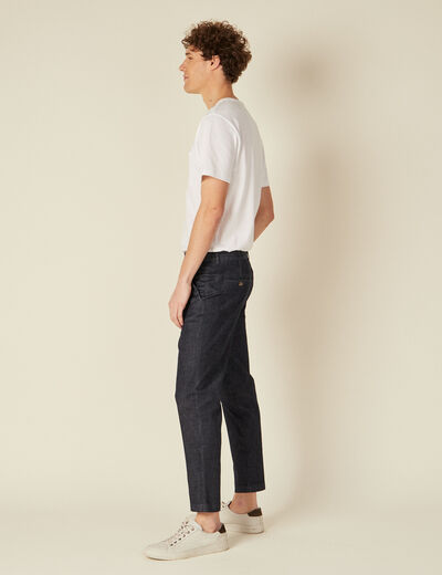Jeans straight chino denim brut clean homme