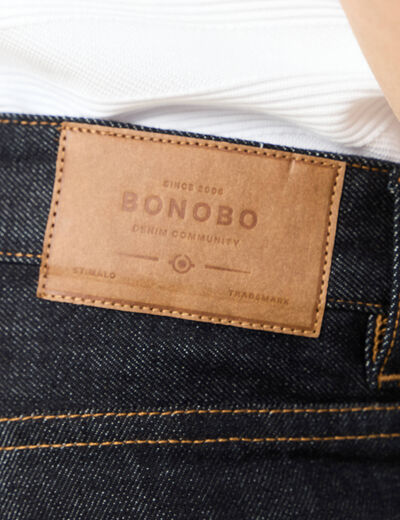 Jeans regular 5 poches denim brut clean homme