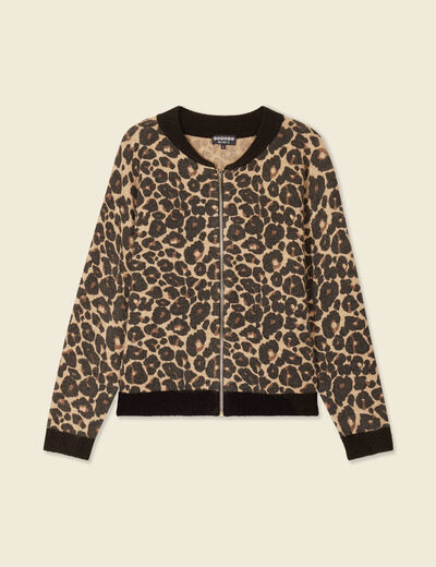 Gilet zippé éco-responsable noir femme