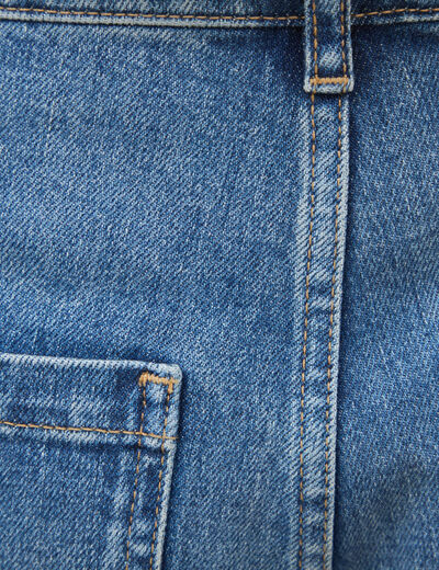 Jeans bootcut taille haute denim stone femme