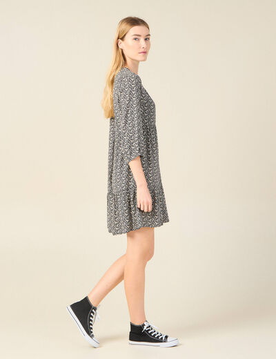 Robe éco-responsable noir femme