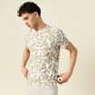 T-shirt manches courtes beige homme