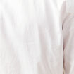 Chemise cintr&eacute;e en coton manches longues blanc homme