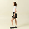 Jupe marron fonc&eacute; femme