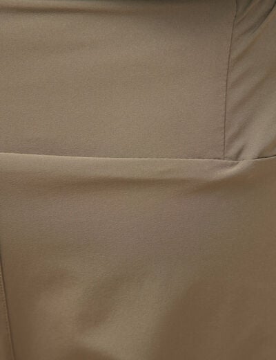 Short doubl&eacute; taupe homme