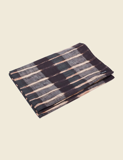Foulard noir homme