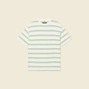 T-shirt manches courtes ecru homme