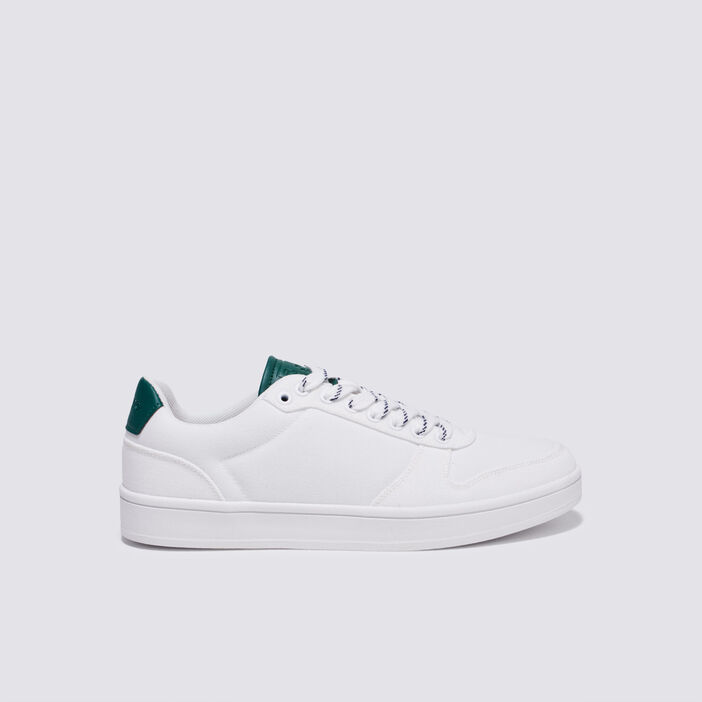 Tennis à lacets ecru homme