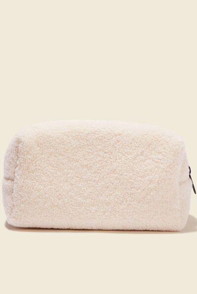 Trousse de toilette ecru homme