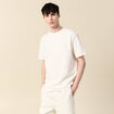 T-shirt manches courtes ecru homme