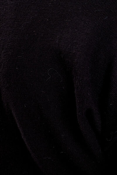 Pull éco-responsable noir femme