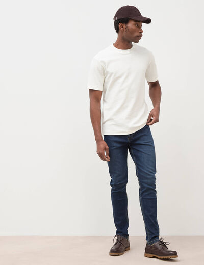 Jeans skinny tapered denim brut homme