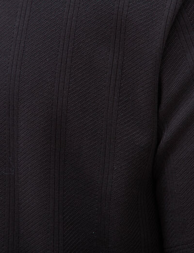 T-shirt en coton manches courtes noir homme