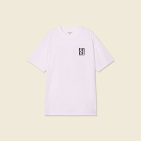 T-shirt manches courtes blanc homme