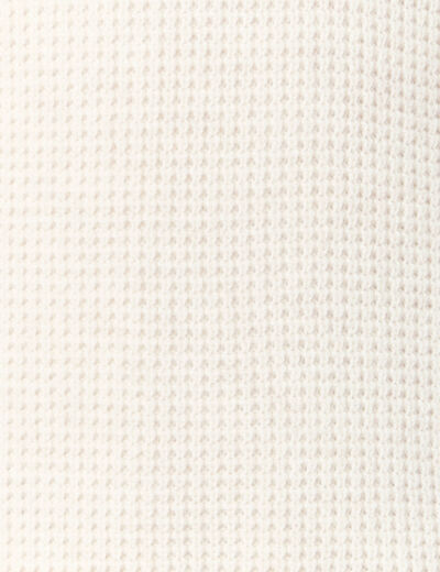Pull manches longues col châle ecru homme