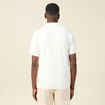 Chemise manches courtes tricot ecru homme