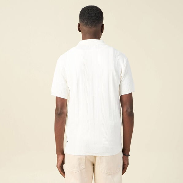 chemise manches courtes tricot ecru homme Chemise manches courtes tricot ecru homme
