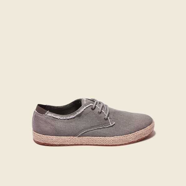 espadrilles a lacets vert kaki homme Espadrilles à lacets vert kaki homme