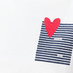 T-shirt manches courtes blanc femme