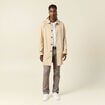 Pantalon chino straight taupe homme