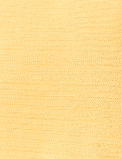 T-shirt manches courtes jaune moutarde homme