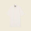 Chemise manches courtes ecru homme