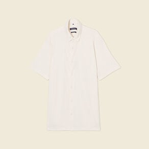 chemise manches courtes ecru homme Chemise manches courtes ecru homme