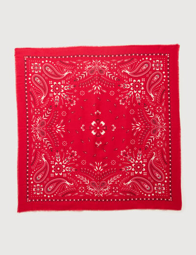 Foulard rouge femme