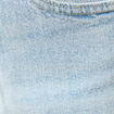 Jeans large taille haute denim bleach femme