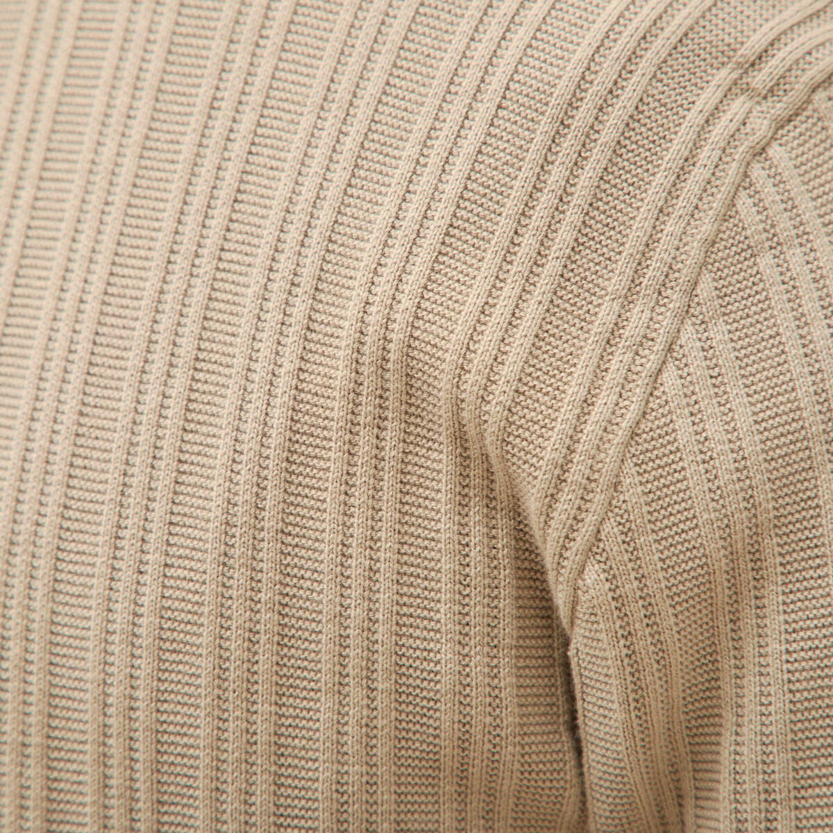 Chemise en coton manches courtes beige homme
