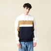 Sweat à capuche manches longues ecru homme