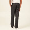 Pantalon chino droit noir homme