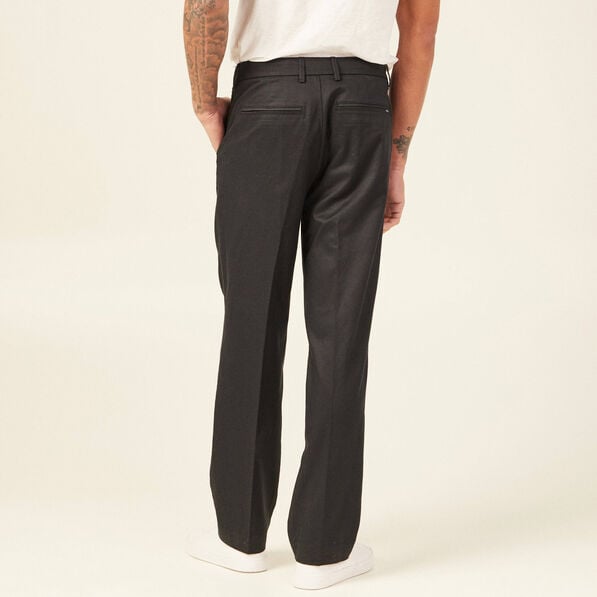 pantalon chino droit noir homme Pantalon chino droit noir homme