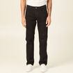 Jeans regular longueur 34 denim noir homme