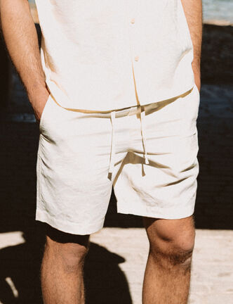Bermuda ecru homme