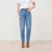Jeans mom 7/8&egrave;me denim used femme