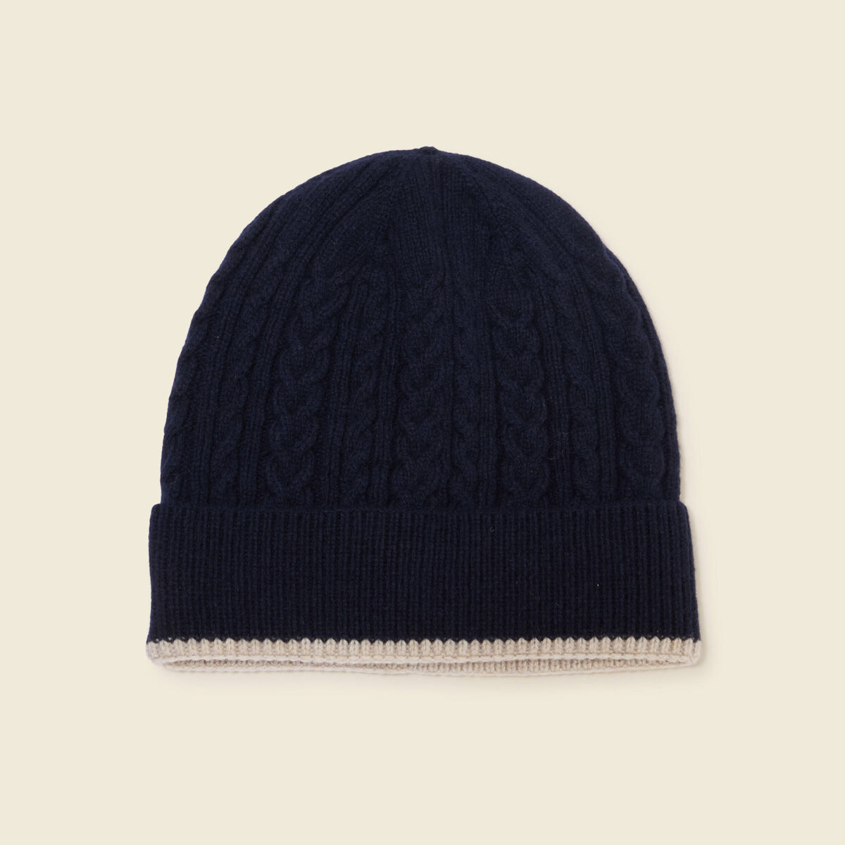Bonnet fabriqu&eacute; en France bleu marine homme