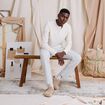 Jeans regular 5 poches denim snow bleach homme