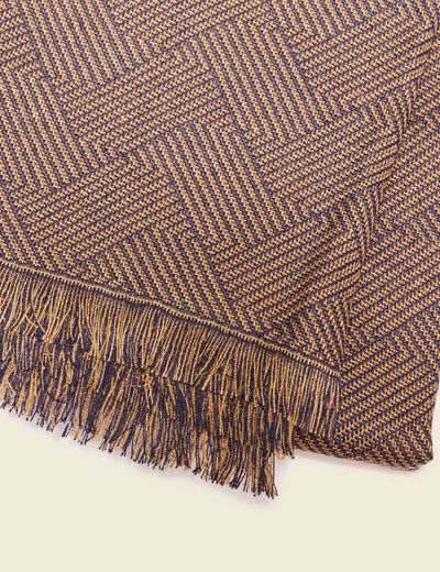 Foulard jaune moutarde homme