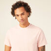 T-shirt éco-responsable rose clair homme