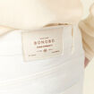 Jeans regular 5 poches denim blanc homme
