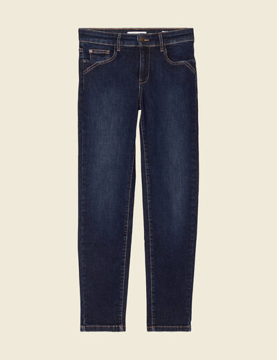 Jeans Vanessa - slim taille basse 7/8ème denim brut femme