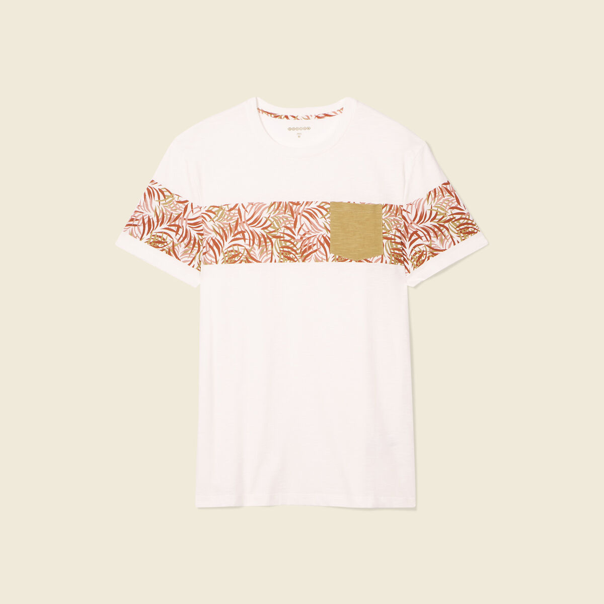 T-shirt manches courtes rose homme